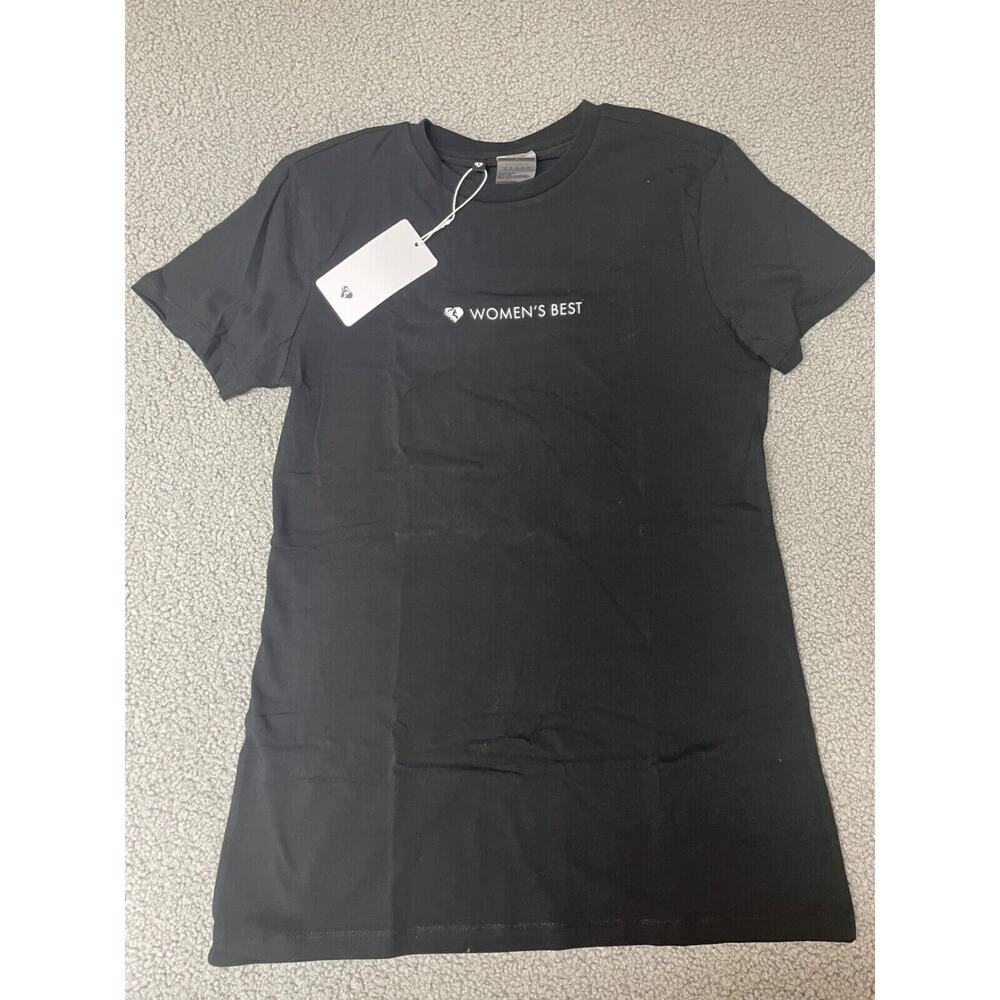 NWT Women's Best Wear TRUE‎ LONG LENGTH T-SHIRT COLOR black Size M